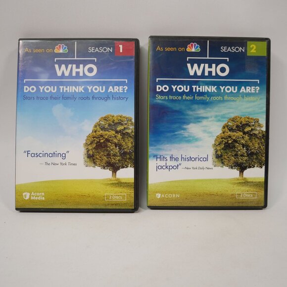 Who Do You Think You Are? Seasons 1 & 2 DVD Set - Celebrity Genealogy TESTED - Picture 1 of 5